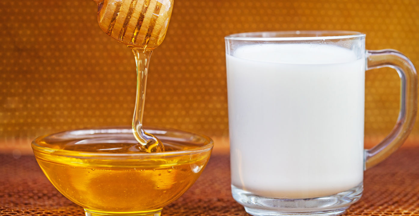 شیر و عسل برای پوست مفید است 