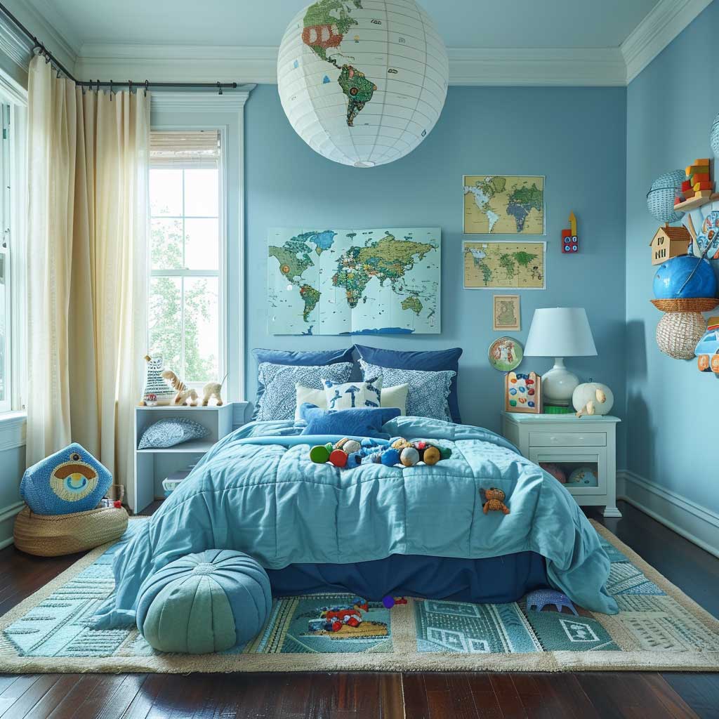  پالت رنگی بازیگوش و خلاقانه برای فضای داخلی خانه کودکان