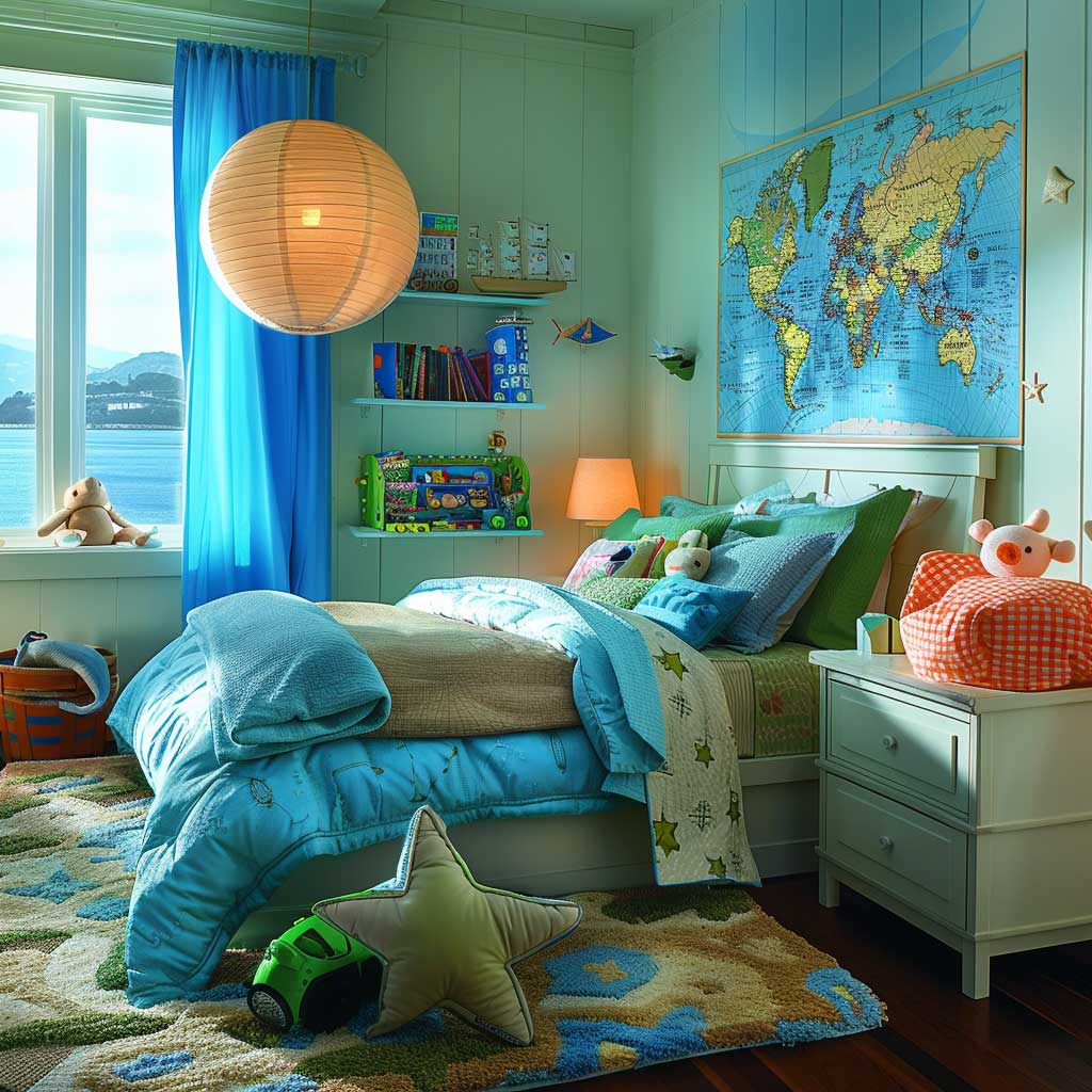  پالت رنگی بازیگوش و خلاقانه برای فضای داخلی خانه کودکان