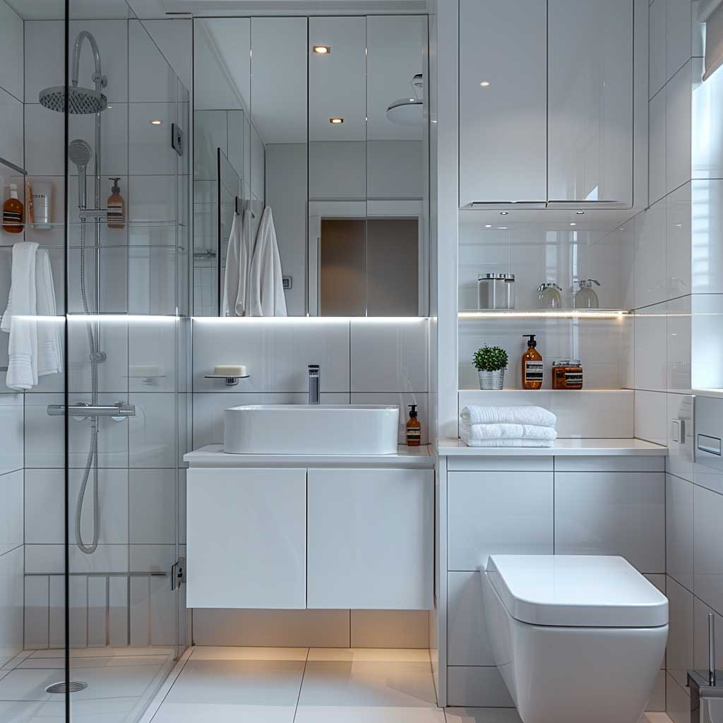 ایده های مدرن بازسازی حمام کوچک برای آپارتمان های شهری