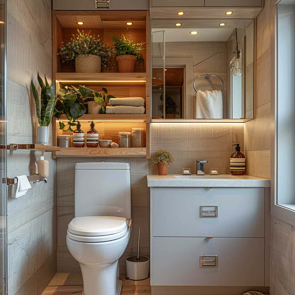 ایده های مدرن بازسازی حمام کوچک برای آپارتمان های شهری