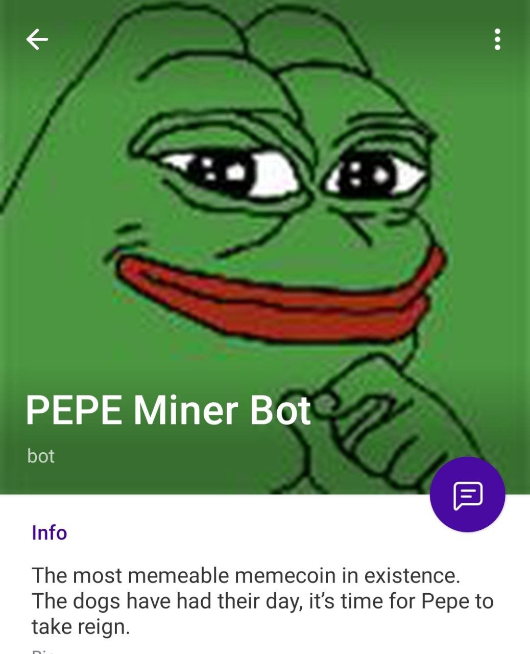 ایردراپ پپه (PEPE Miner) ایردراپ پپه (PEPE Miner)